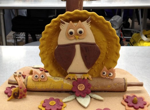 This design, done in Dead Dough for a school project, is the prototype for the (eventual) Happy Owl logo.